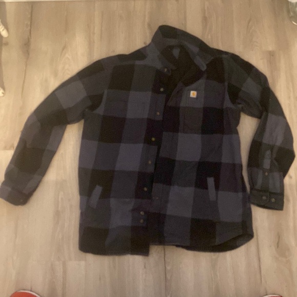 Coats | Carhartt Flannel Jacket | Poshmark